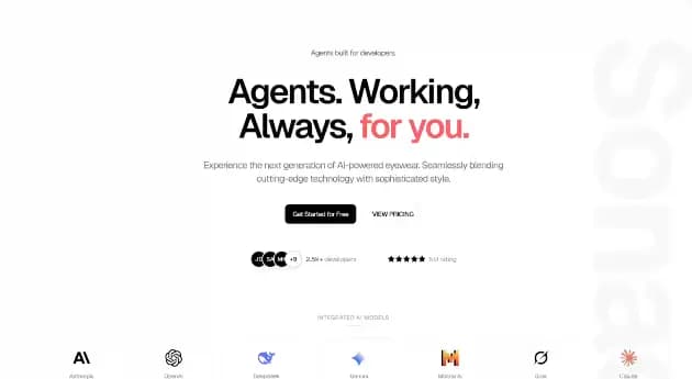 Sonae template, home page